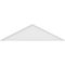 Ekena Millwork Peaked Cap Smooth Architectural Grade PVC Pediment, 86"W x 22-1/2"H x 2"P (Pitch 6/12) PEDPS086X225PKC00 - alternate 2
